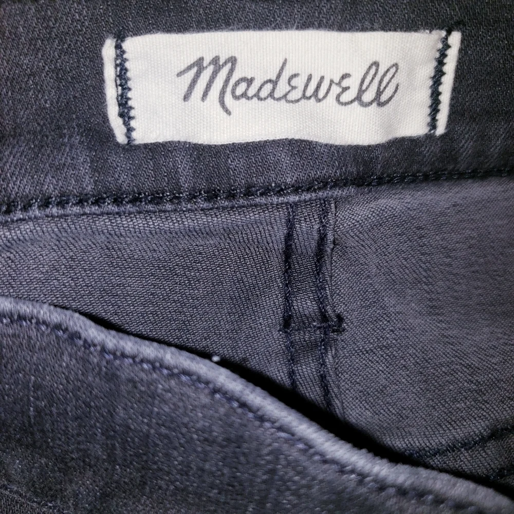 Madewell High Rise Skinny Black Jeans